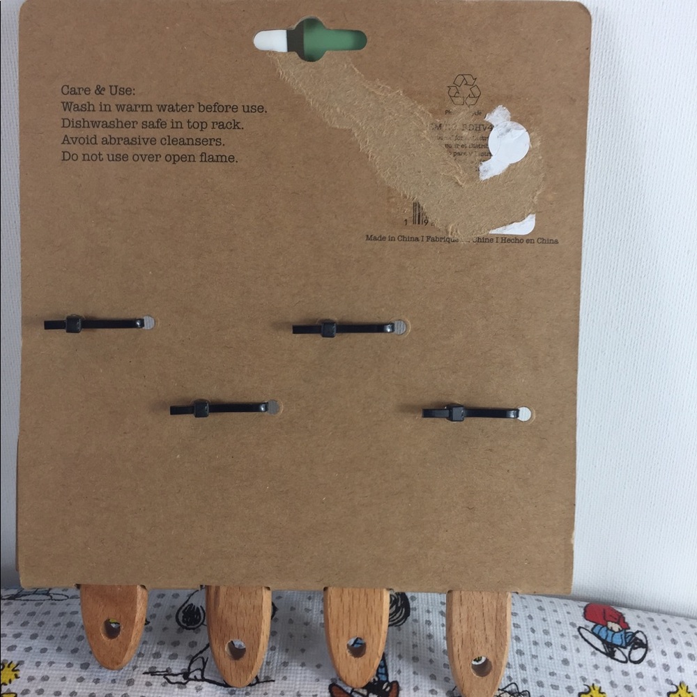 NWT Rae Dunn Mini Spatula Set 4-Pack Be Grateful - Picture 2 of 3